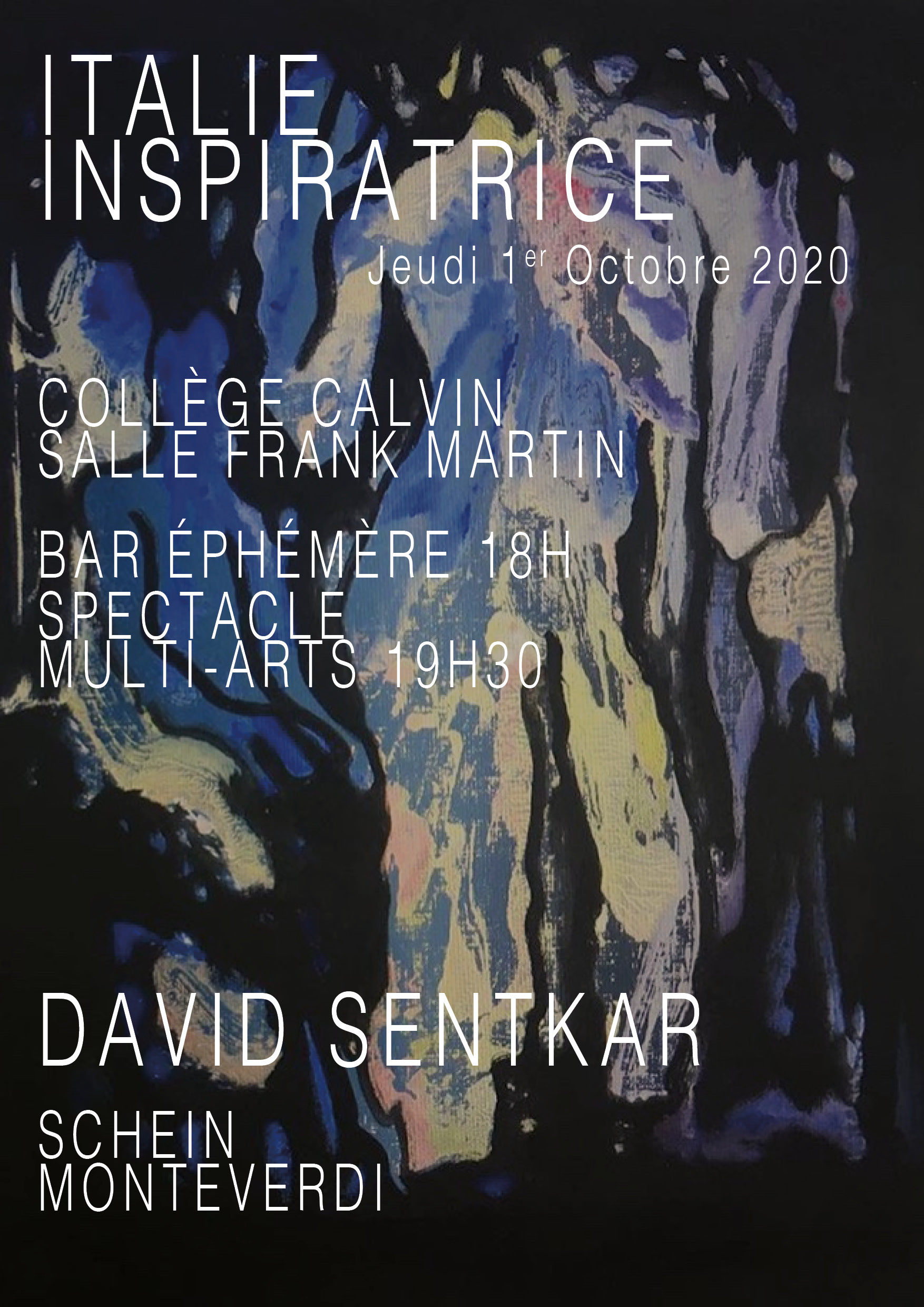 affiche site internet spectacle multi arts